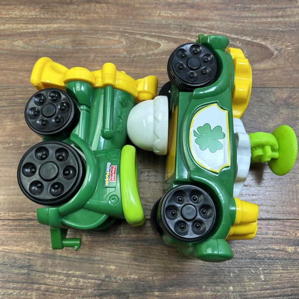 Fisher-Price Little People St. Patrick's Day Parade Set 2007 w/Box N0803 WORKS!! - Picture 14 of 16